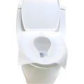 YOFAN disposable toilet seat covers front view of the compact ten piece travel packaging