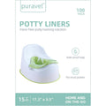 Panxxsen disposable potty chair liners front view packaging roll for toddler toilet training