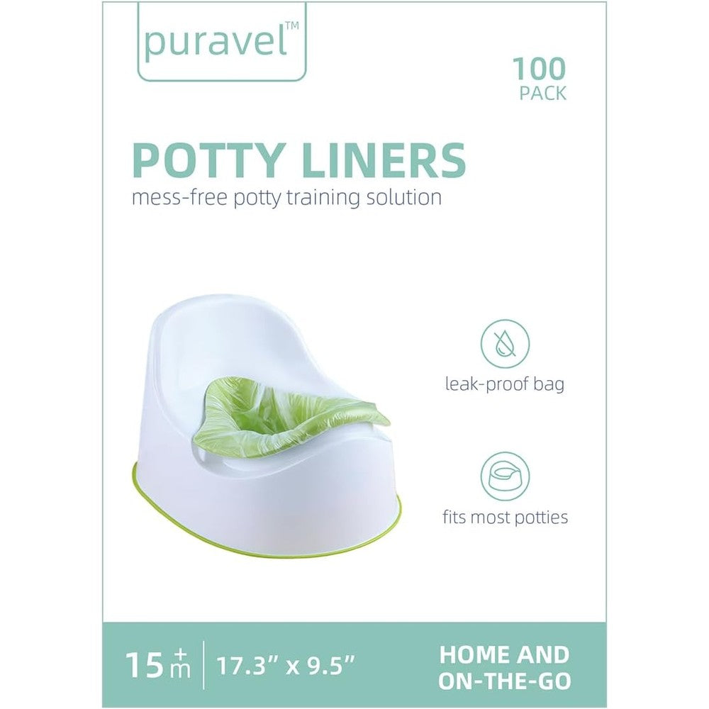 Panxxsen disposable potty chair liners front view packaging roll for toddler toilet training