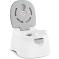 Munchkin Arm and Hammer multi stage 3 in 1 potty chair in grey front view