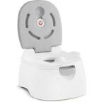 Munchkin Arm and Hammer multi stage 3 in 1 potty chair in grey front view