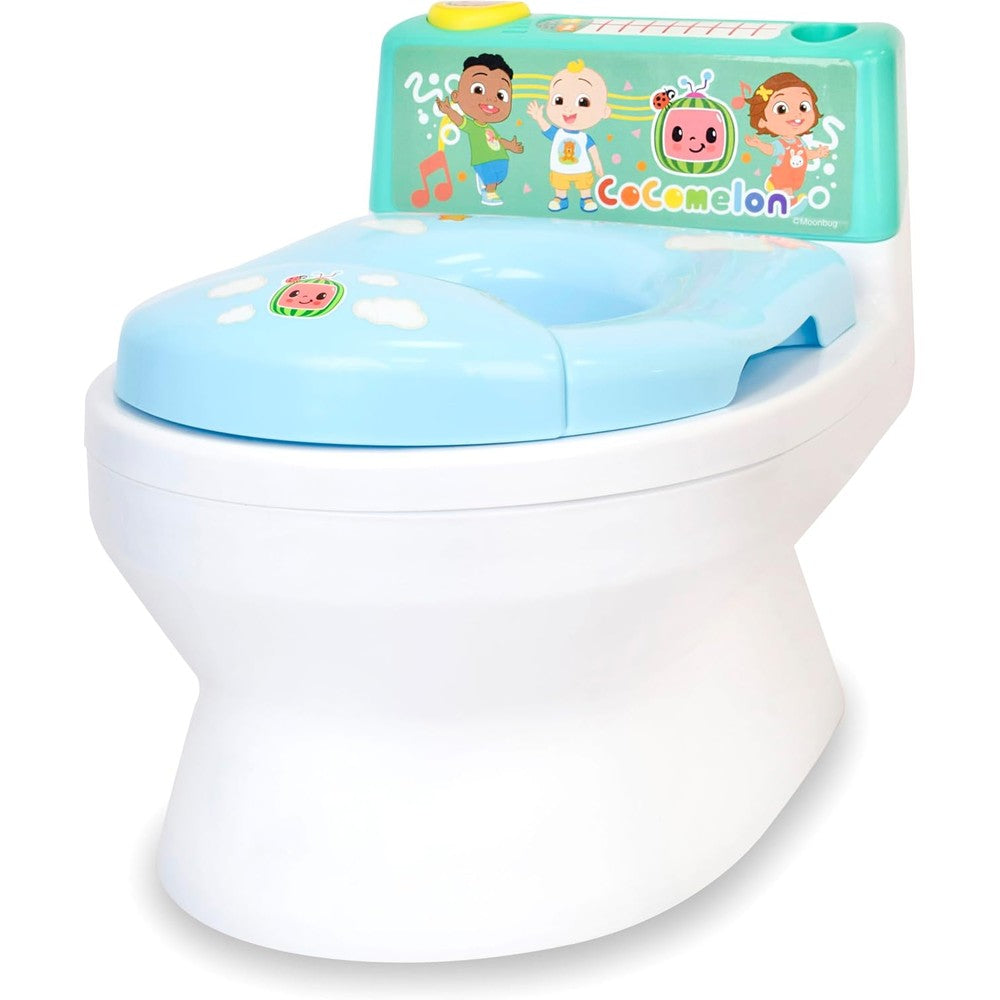 Sunny Days Entertainment CoComelon Musical Transition Potty Trainer front view standalone toddler toilet