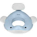 Kindsgut whale potty training seat light blue front view for toddler toilet training