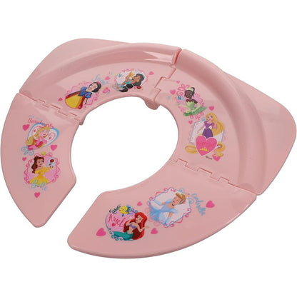 Disney Princess Loving Life folding potty seat front view for toddler travel training