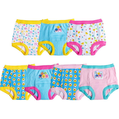 Baby Shark cotton potty training pants front view pack for toddlers