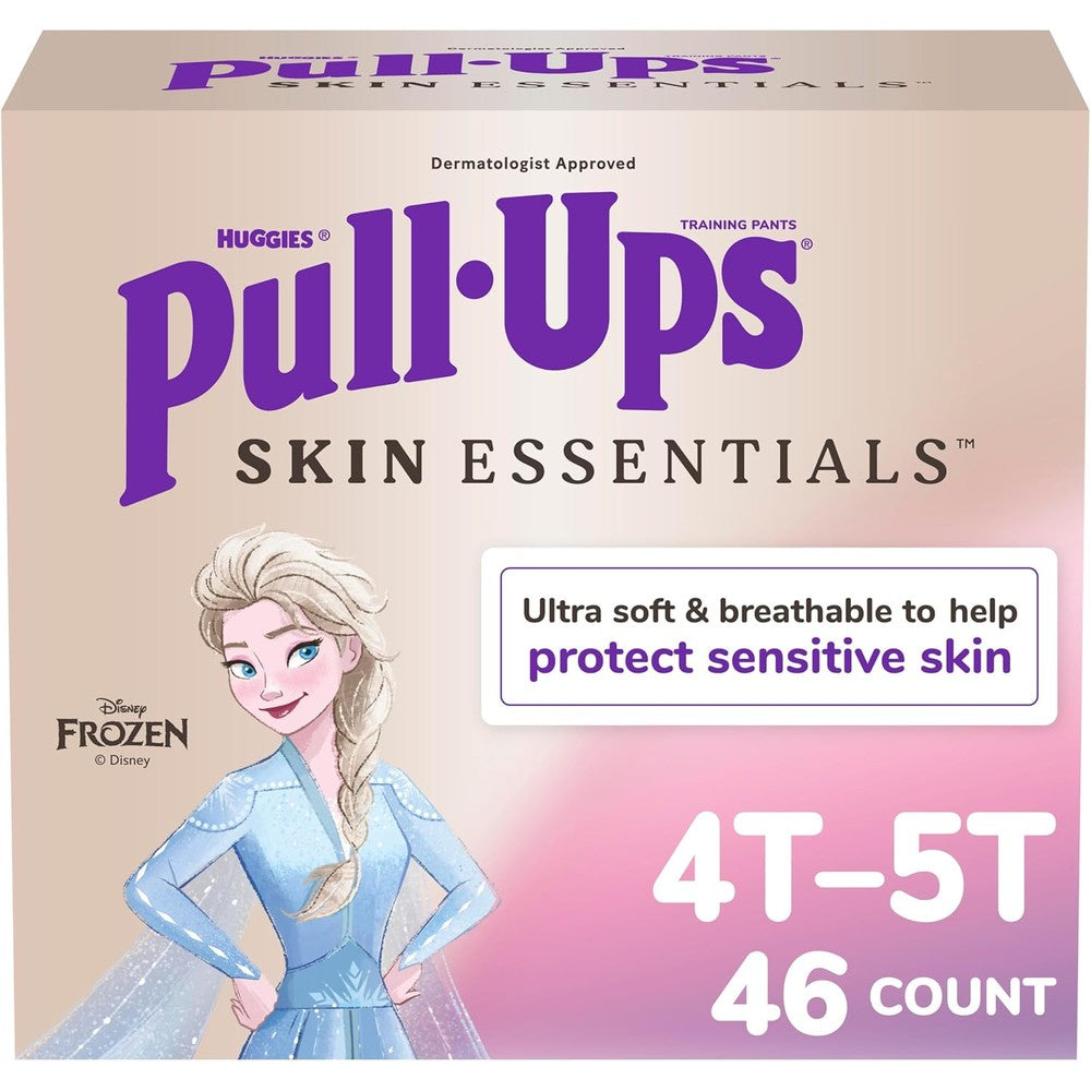 Pull-Ups Girls Skin Essentials Potty Training Pants front view packaging