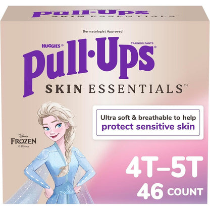 Pull-Ups Girls Skin Essentials Potty Training Pants front view packaging
