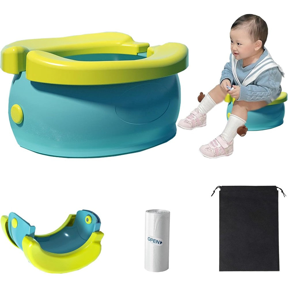 Yooleetc banana shaped foldable travel potty front view