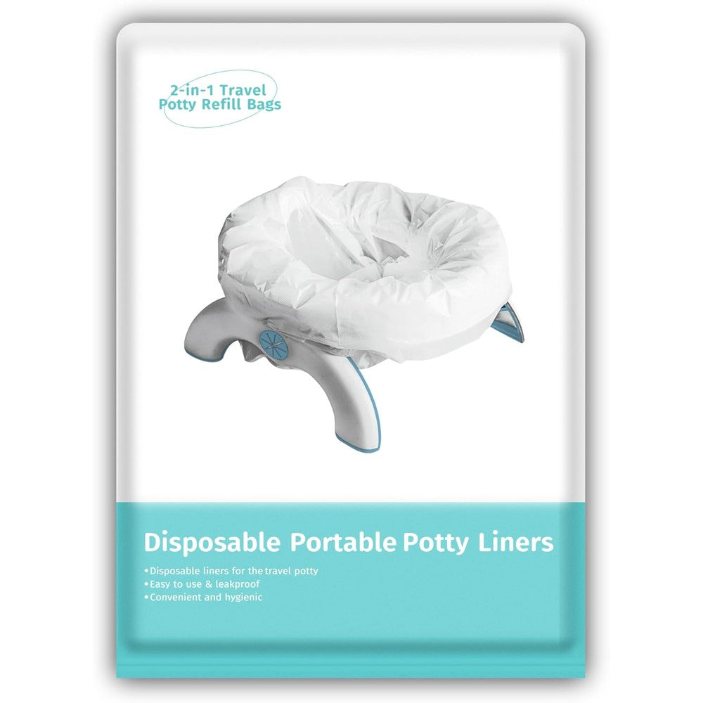 Newnice disposable potty liners with absorbent pads front view