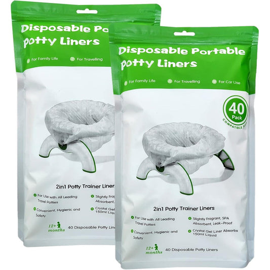 Maliton 80 disposable potty bags front packaging view