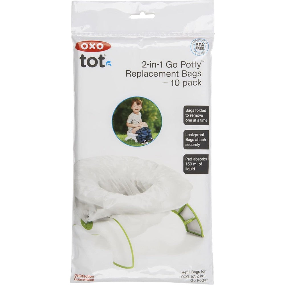 OXO Tot 2-in-1 Go Potty Refill Bags packaging front view
