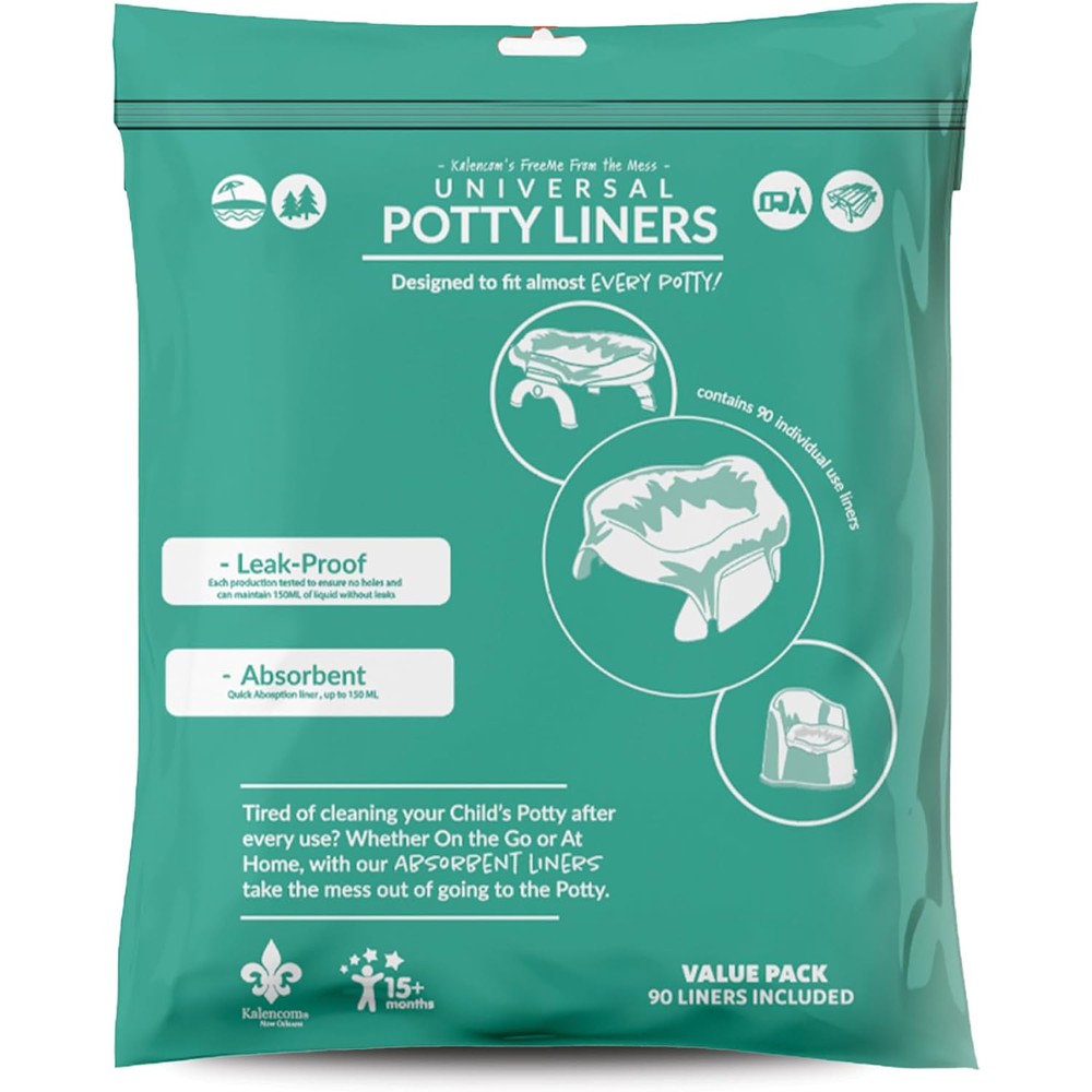 Kalencom Universal Disposable Potty Liners front packaging view