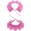 Olewell silicone baby shower cap front view for ear and eye protection