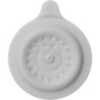 Ubbi Bathtub Drain Cover in Gray showing front suction cup design
