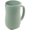 Mandoo baby bath rinse cup front view light green silicone material
