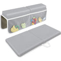 JJGoo bath kneeler and elbow rest pad set gray front view
