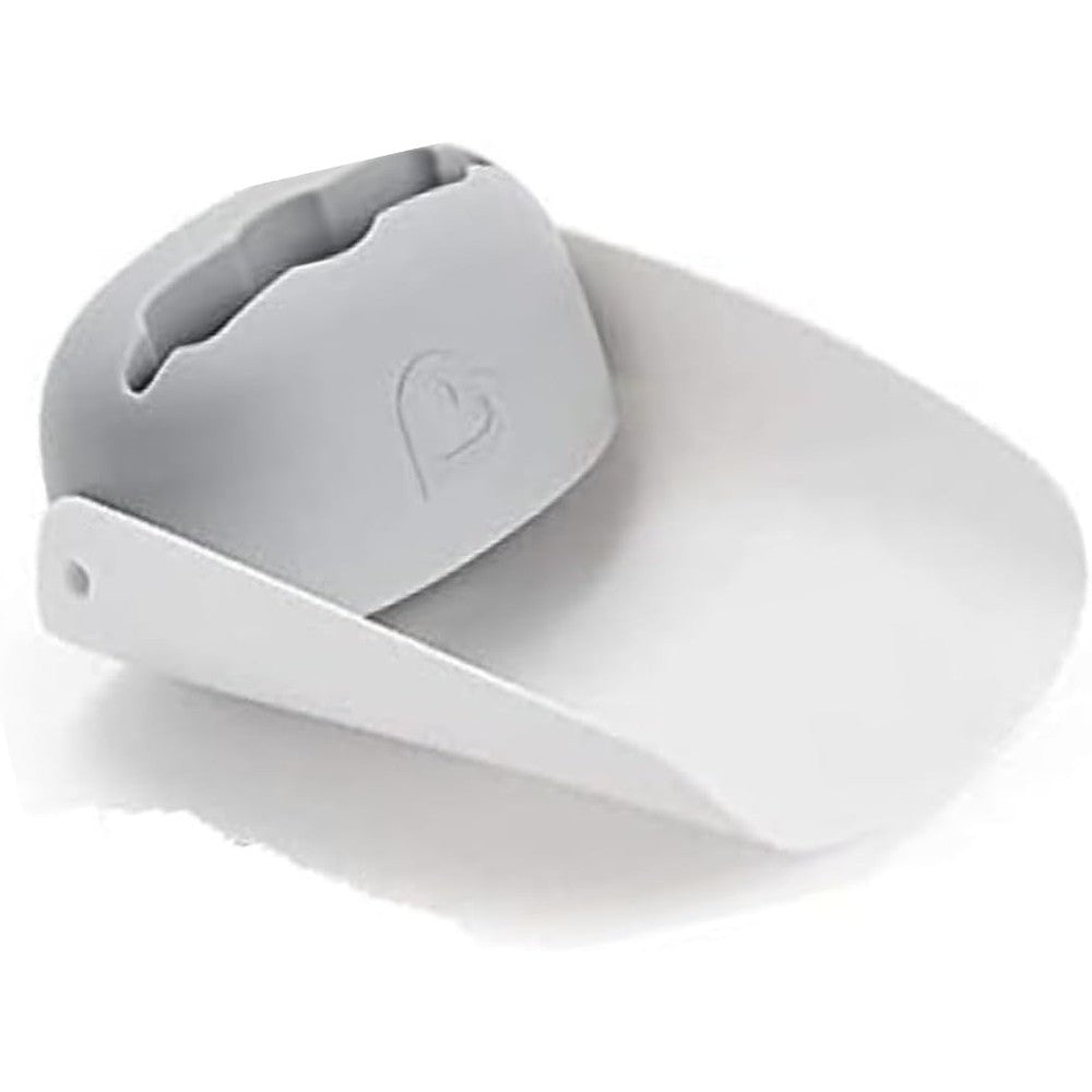 Childhood faucet extender for toddlers and babies in grey front view