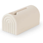 Mushie Bath Spout Cover in Shifting Sand front view