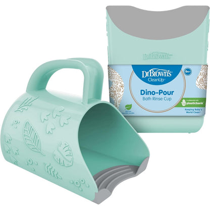 Dr. Brown's CleanUp Dino-Pour Baby Bath Rinse Cup front view