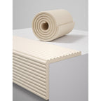 QYV Extra Wide Edge Protector front view on furniture edge