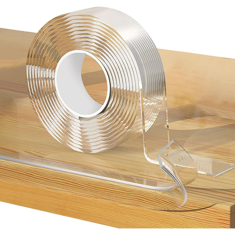 Loiion transparent baby proofing edge protector strip front view