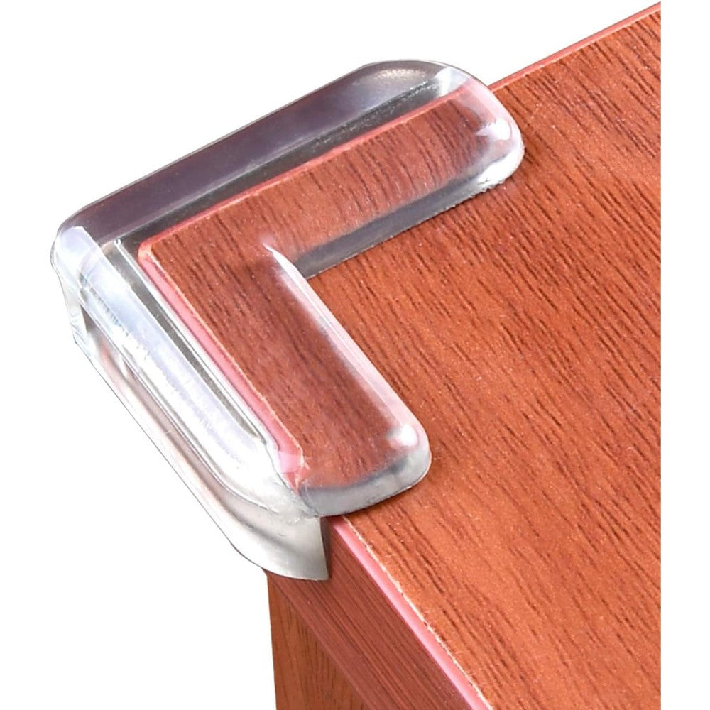 Lomily clear corner guards 12 pack front view for baby safety