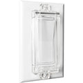 ILIVABLE child proof rocker light switch guard clear front view
