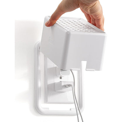 Bates Choice extra large baby safety outlet box white front view