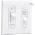 Clymene toggle style wall switch guard front view