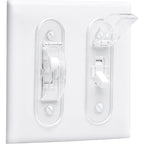 Clymene toggle style wall switch guard front view