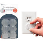 Dreambaby safety outlet plug covers front view home childproofing