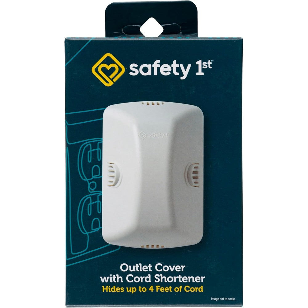 Safety 1st outlet cover with cord shortener front view