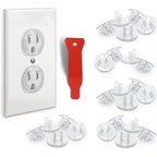 Baby Proof Me 24 pack outlet covers and removal tool front view