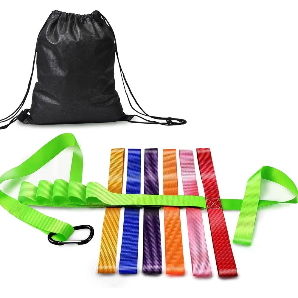 Wanateber safety walking rope with colorful handles front view