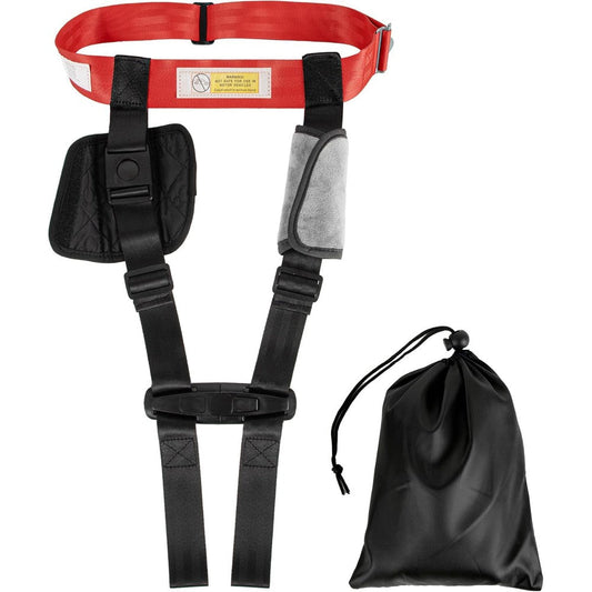 Duythy airplane harness for toddlers front view with shoulder pads