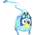Bluey toddler backpack with safety harness front view