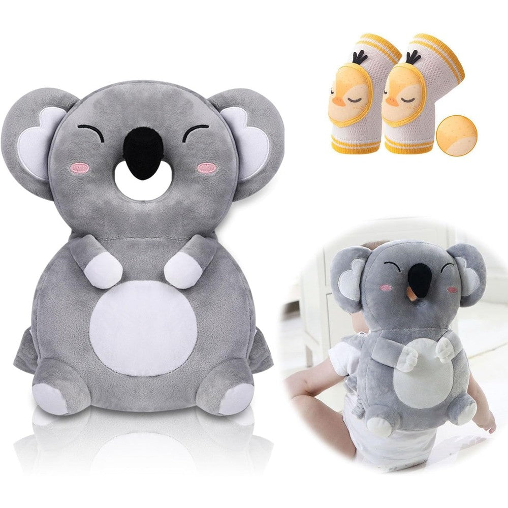 Goorder baby head protector backpack front view for infants