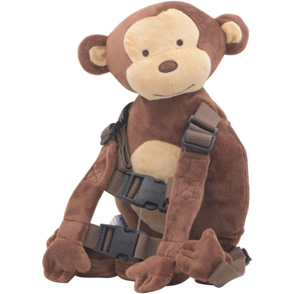 Berhapy monkey toddler safety harness backpack front view