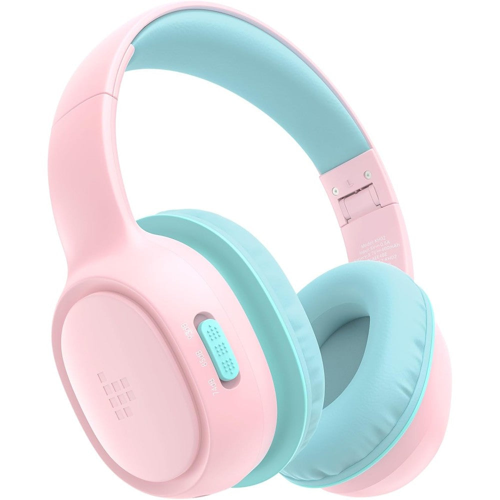 Tronsmart KH02 Kids Bluetooth Headphones Princess Pink front view