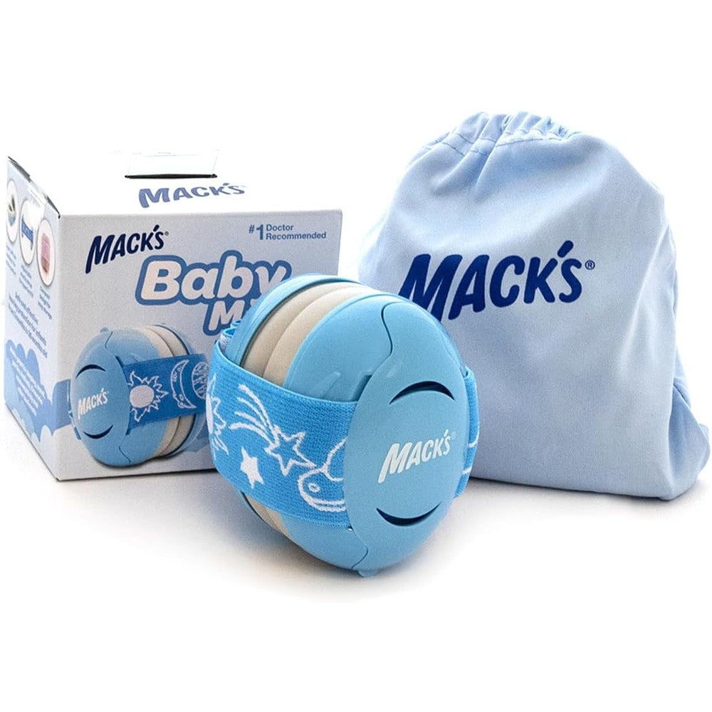 Mack's Baby Muffs noise protection ear muffs front view