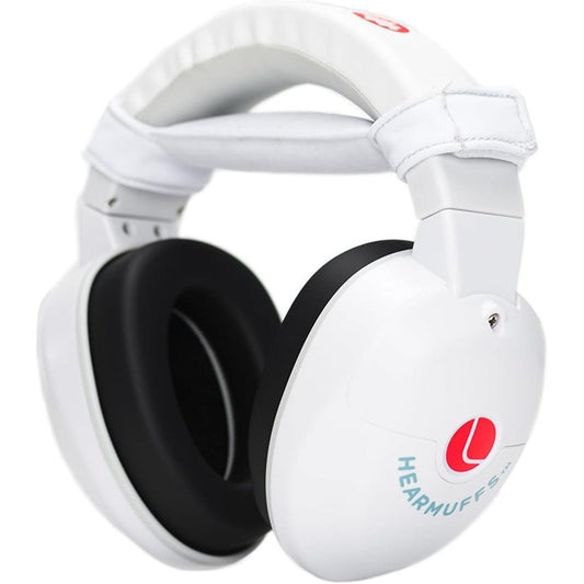Lucid Audio HearMuffs Sounds white over-the-ear protection front view