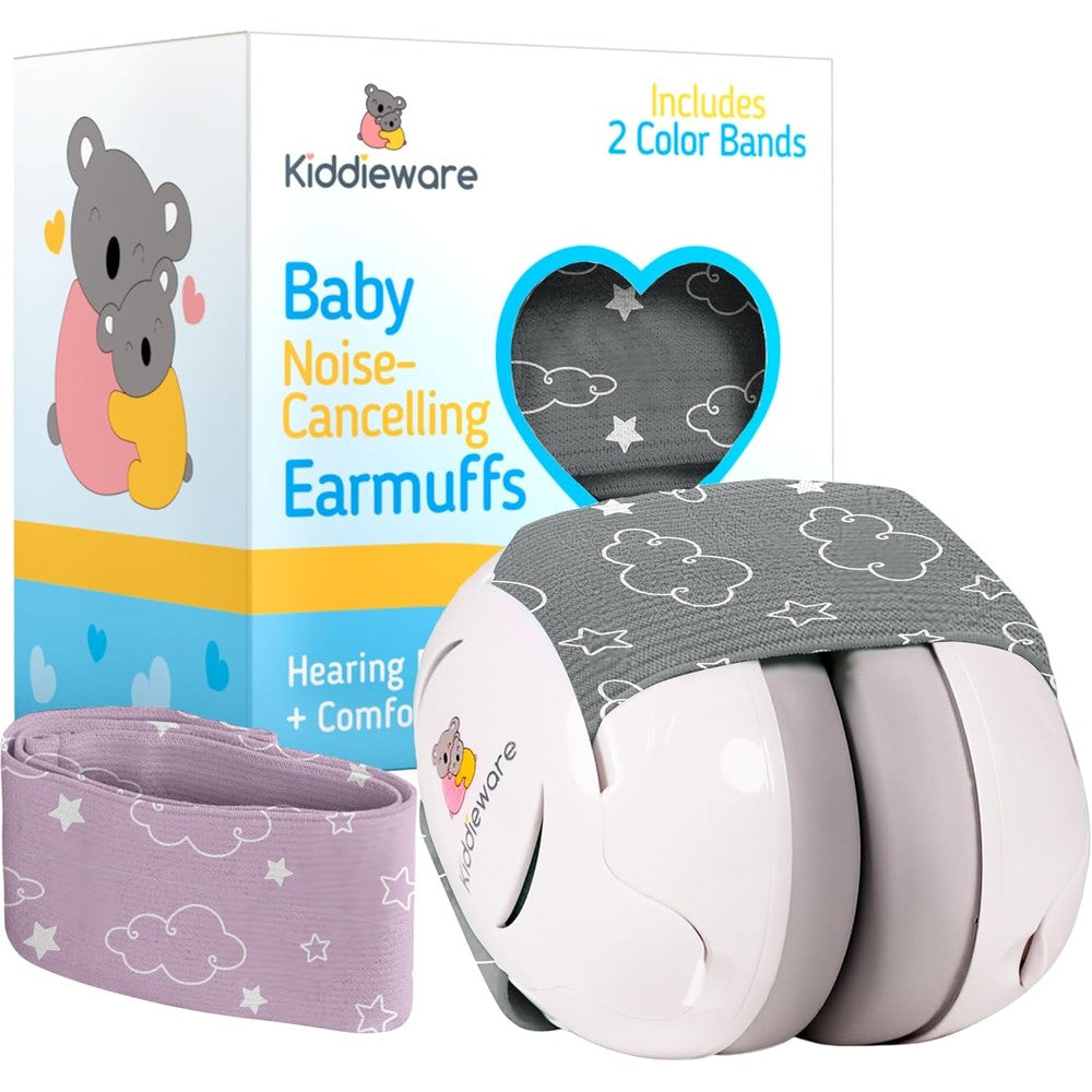 Kiddieware baby noise cancelling headphones front view for infants