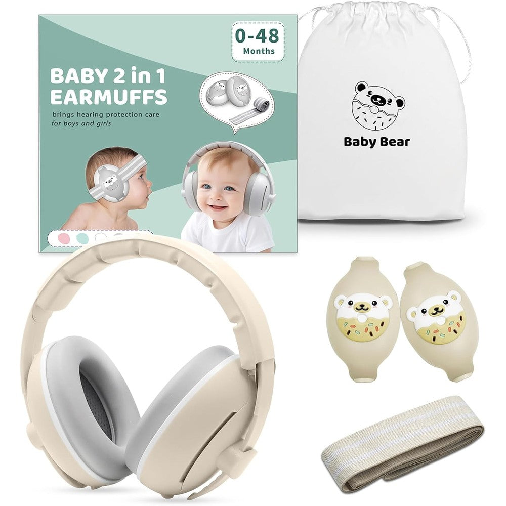 Boenfu baby noise cancelling ear muffs front view
