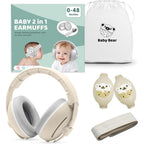 Boenfu baby noise cancelling ear muffs front view