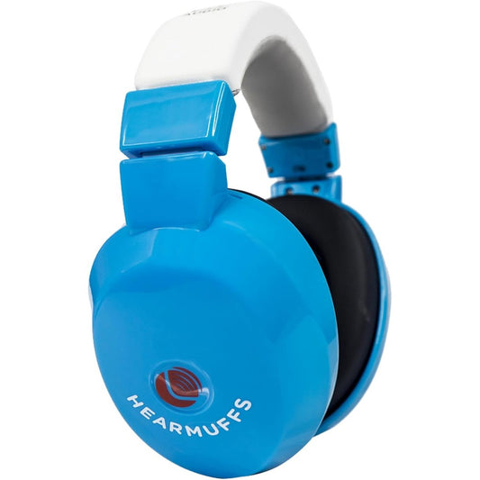 Lucid Audio HearMuffs Kids Hearing Protection blue front view