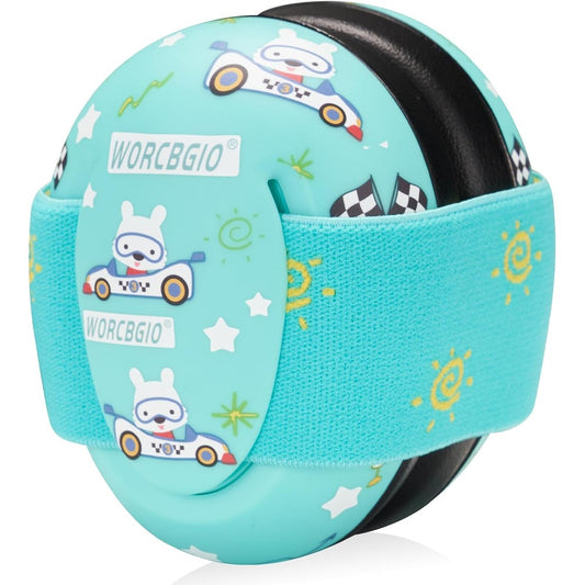 WORCBGIO infant ear protection noise cancelling headphones front view for baby travel safety