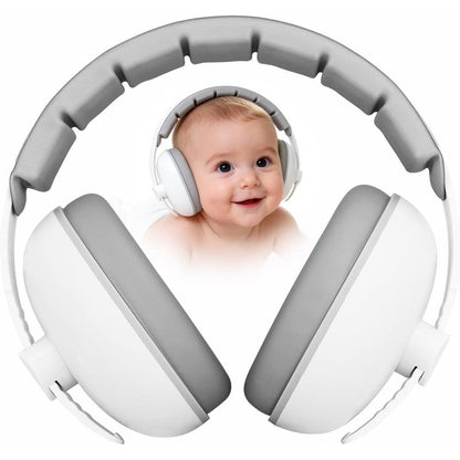 Plantureco baby noise cancelling headphones front view white