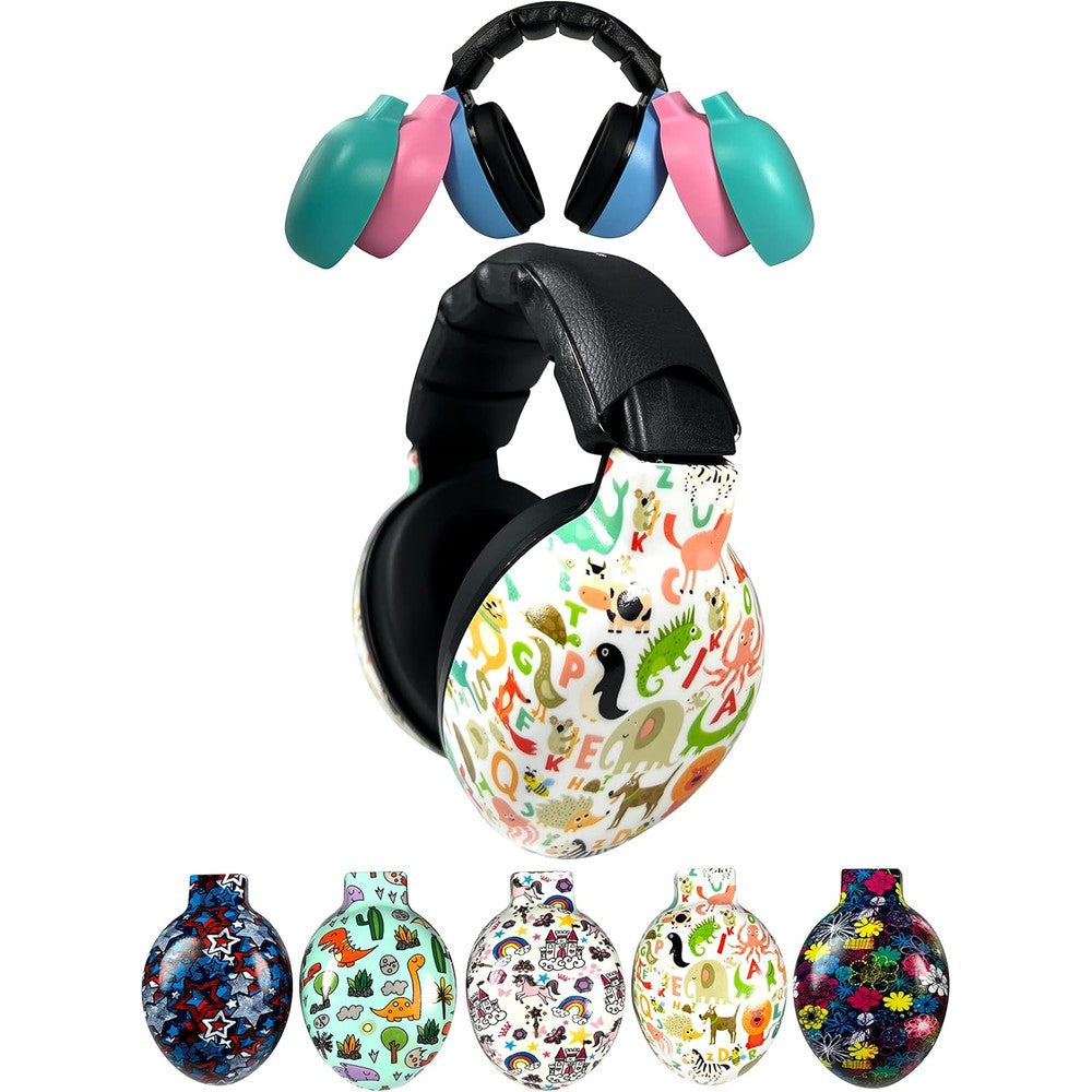 Zipz baby and toddler earmuffs front view for hearing protection