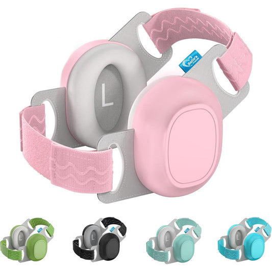Bella's Friends baby ear muffs front view for infant noise protection