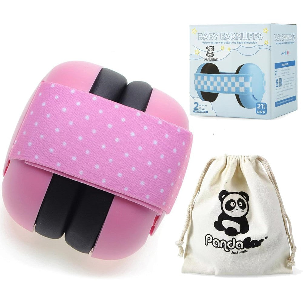 PandaEar baby noise cancelling headphones front view